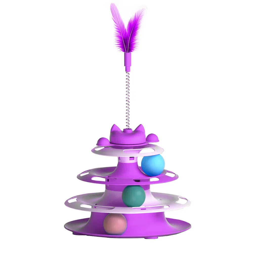 Pet Toys, Funny Stick, Playful Ball Supply, Turntable Ready