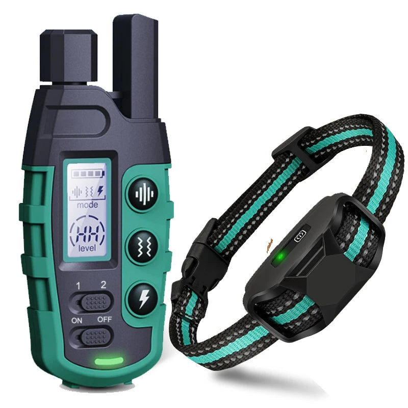 3300Ft Electric Remote Control Dog Training Collar Waterproof Pet Behavior For 5-120lbs Puppy With Shock Vibration