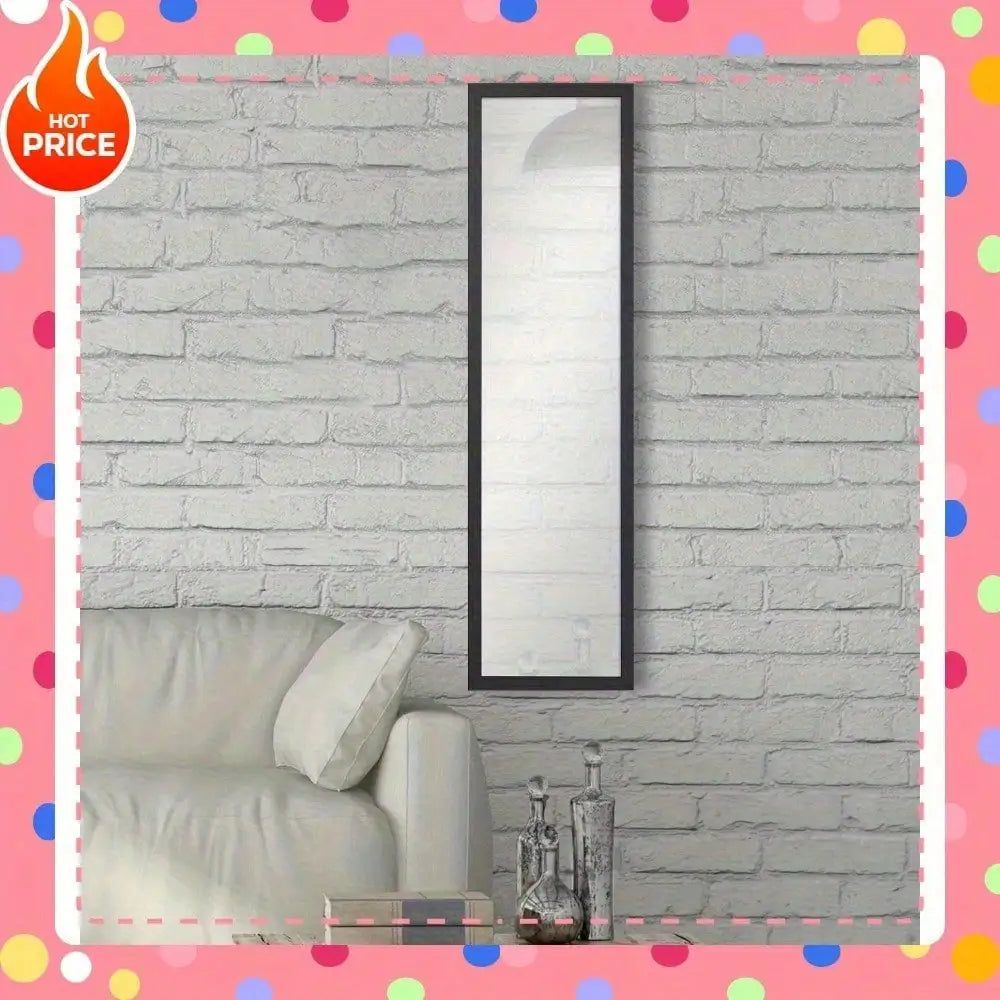 13x49 rectangular full length mirror full body, bedroom, bathroom, simple and versatile.