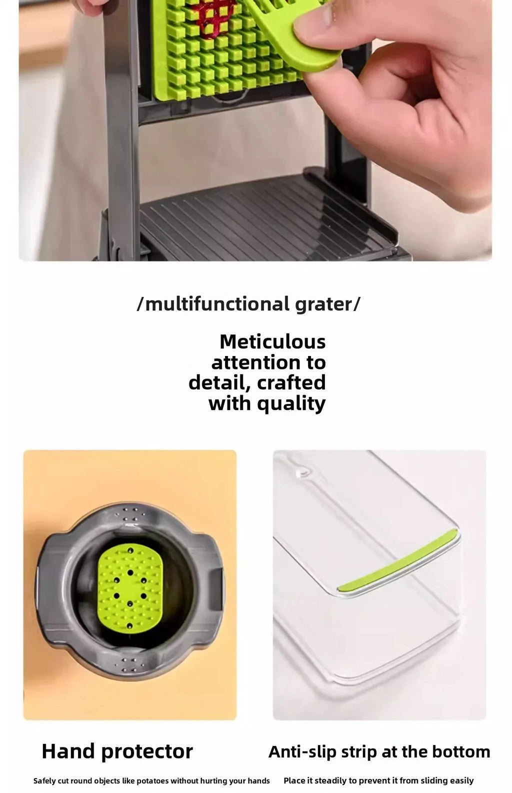 2026 Hot Selling Item 16 in 1 Handheld Slicers Dicers Graters, Multifunctional Vegetable Chopper - Lovies Kitchenwares