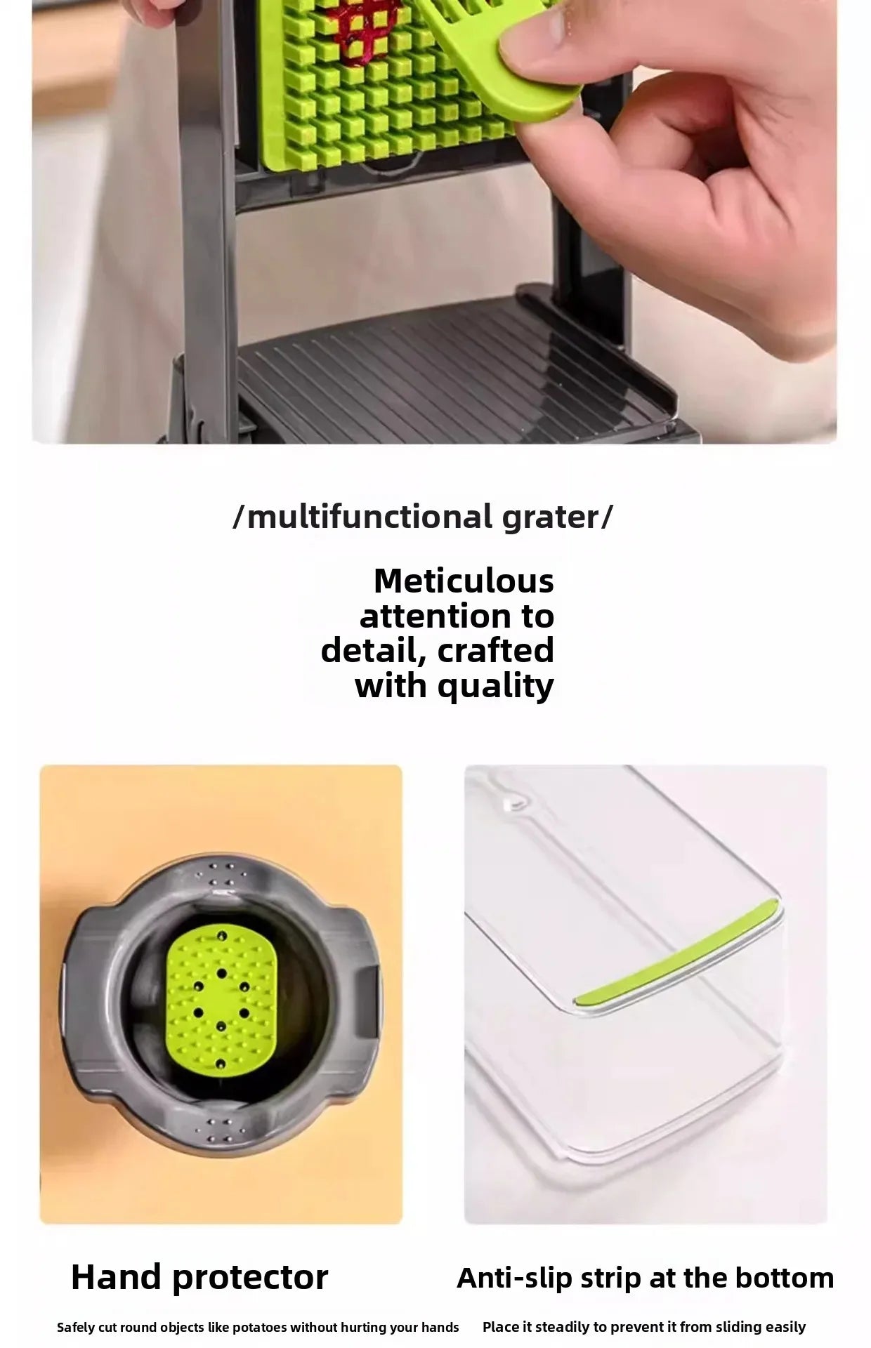 2026 Hot Selling Item 16 in 1 Handheld Slicers Dicers Graters, Multifunctional Vegetable Chopper - Lovies Kitchenwares