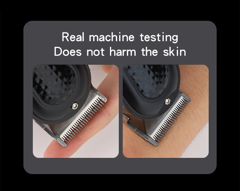 Electric Hair Clipper USB Rechargeable Cordless Beard Trimmer For Men With Electric Hair Clipper Trimming Tool
