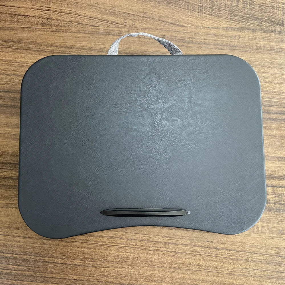 Multifunctional Laptop Desk With Foam Particle Filled Cushion & Hard Mouse Pad