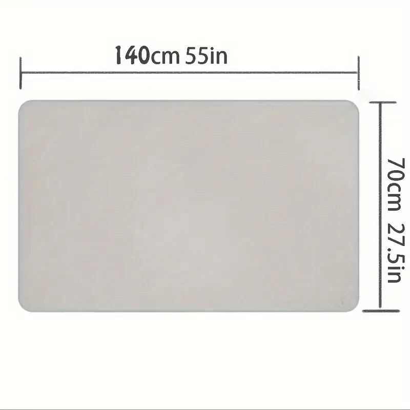 3PCS Large Bath Towels Set Grey Adult Coral Velvet Bath Towels