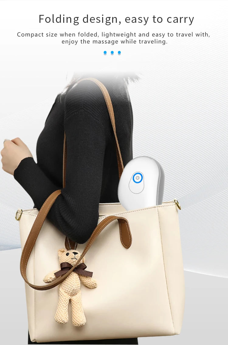 Folding Eye Massager Eye Mask with Heat and Bluetooth Music Airbag