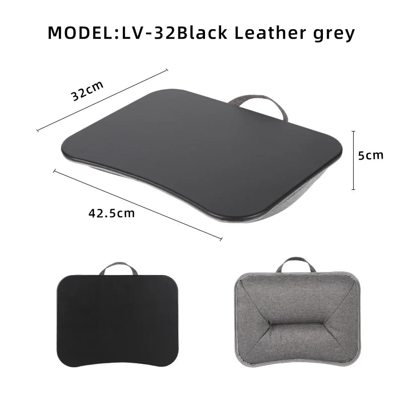 Multifunctional Laptop Desk With Foam Particle Filled Cushion & Hard Mouse Pad