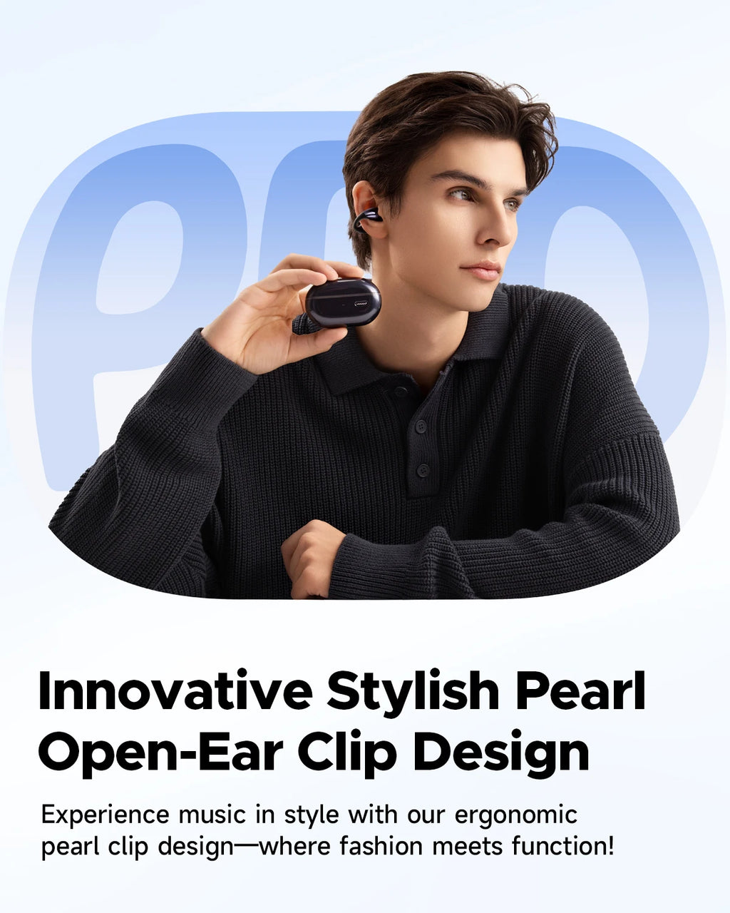 Wireless Earphones Bluetooth 5.4 Open-Ear Earbuds With AI ENC Clear Call, Multipoint Connection, IPX5