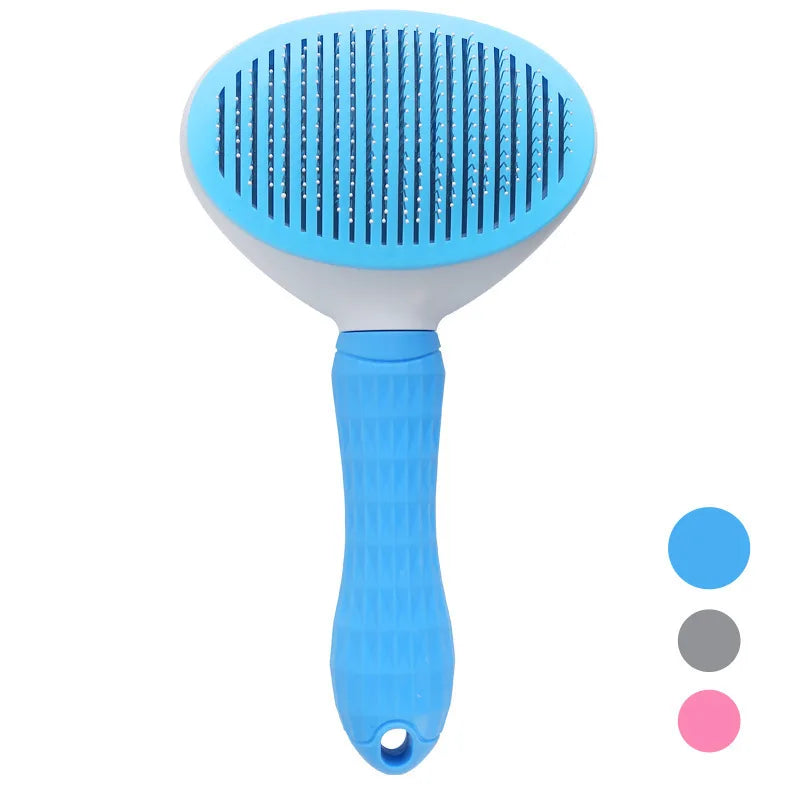 Self Cleaning Pet Brush Comb For Pet Hair Removal And Grooming Tool Pet Accessory