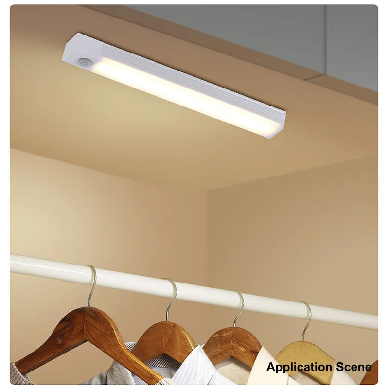 Rechargeable Magnetic Motion Sensor LED Bar Light Induction Portable Cordless Night Light