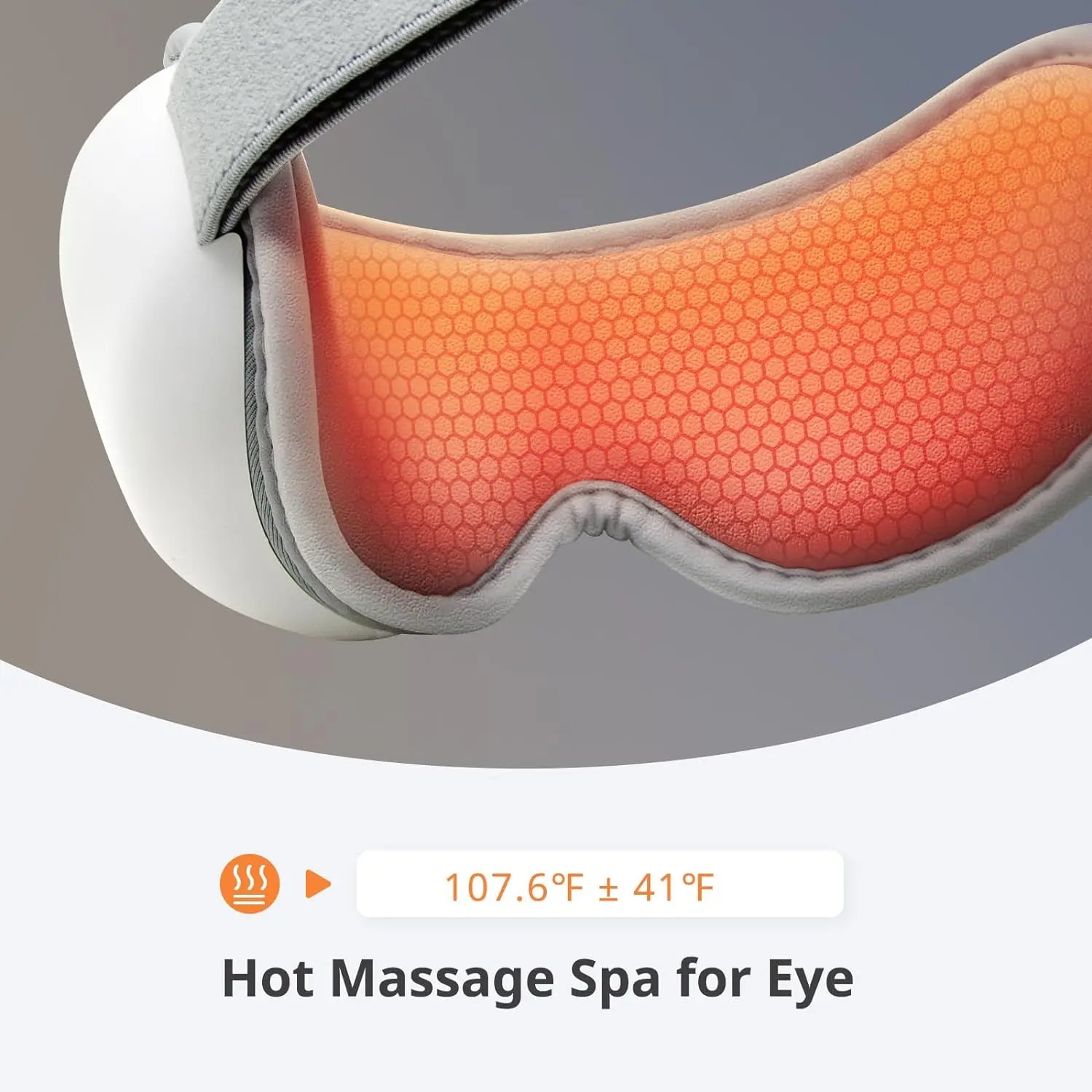 Folding Eye Massager Eye Mask with Heat and Bluetooth Music Airbag