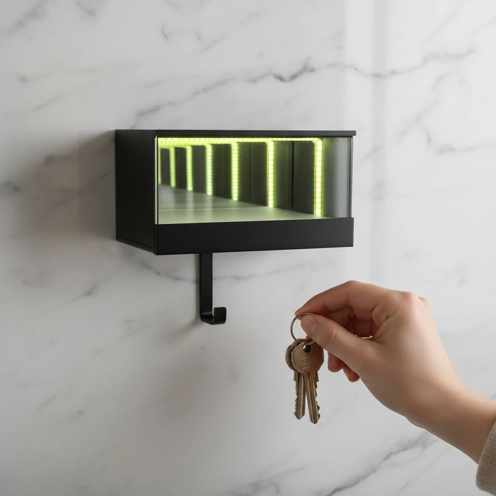 3D Printed Wall Mount Car Key Storage & Holder, Garage & Entryway Keychain