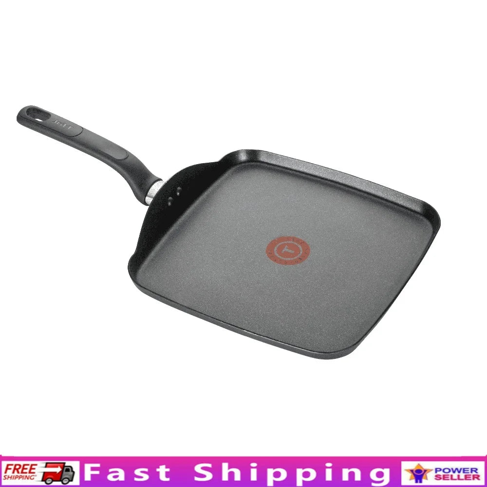 Easy Care Nonstick Griddle 11 Inch Thermo-Spot Technology Even Heat Base Comfortable Grip Dishwasher Safe