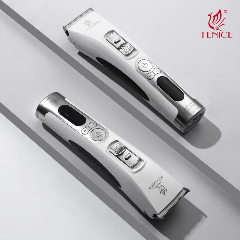 Professional LCD Screen Dog and Cat Electrical Grooming Clippers and Trimmers With Rechargeable Haircut Machine