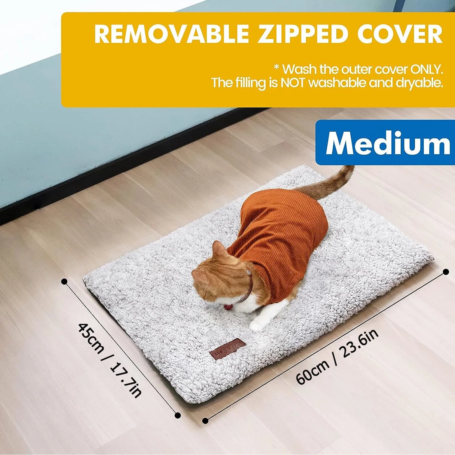 Self-Heating Mattress For Medium Cats & Dogs For Sleeping or Chilling