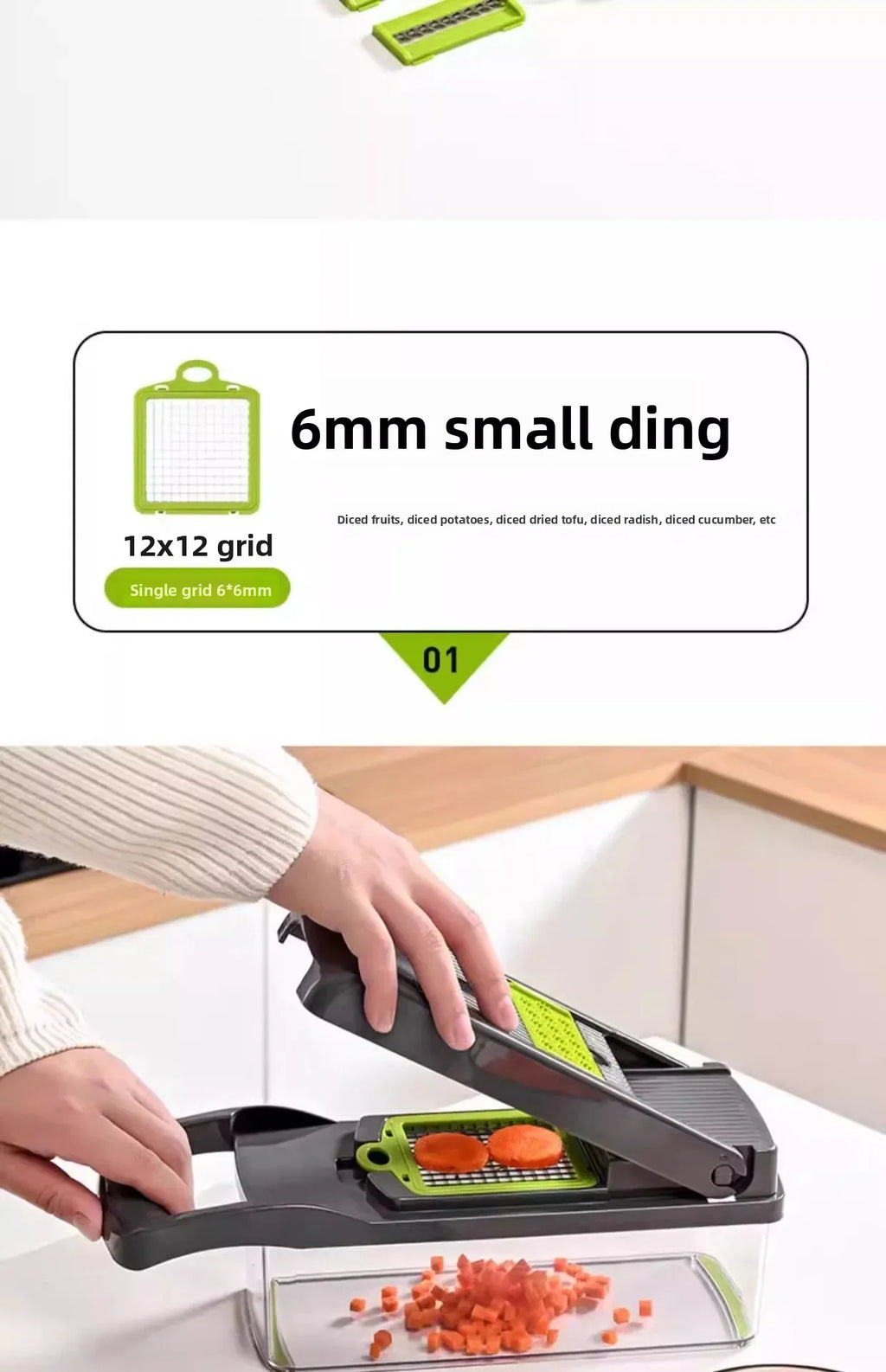2026 Hot Selling Item 16 in 1 Handheld Slicers Dicers Graters, Multifunctional Vegetable Chopper - Lovies Kitchenwares