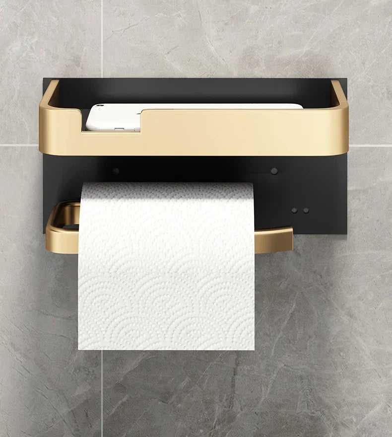 Shelf Accessories Wall Mount & Toilet Paper Holder