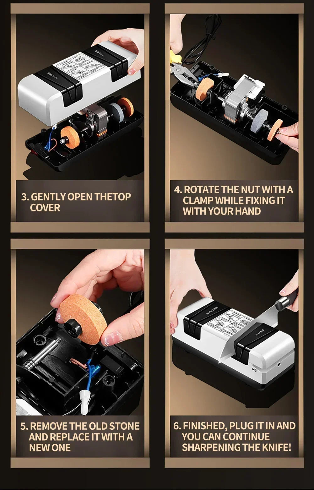 Multi Functional Electric Knife and Tool Sharpener
