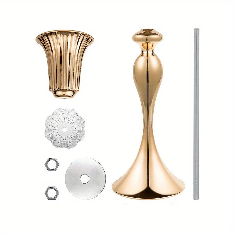 Set of 2 or 10-22Inch Flower Stands Tall Metal Multi-Purpose Centerpiece Decorative Vases