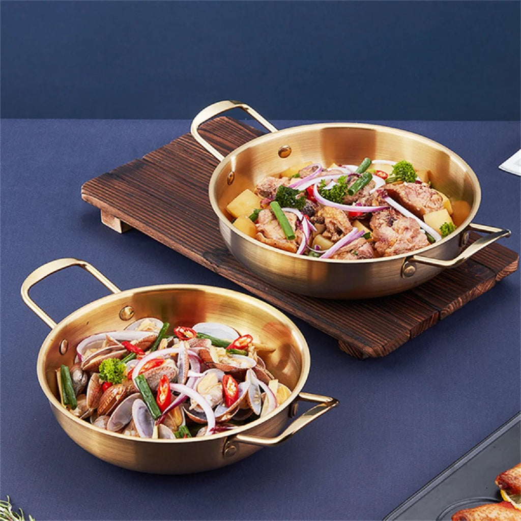 Stainless Steel Cookware and Saucepan Dry Pots with Handle - Lovies Kitchenwares