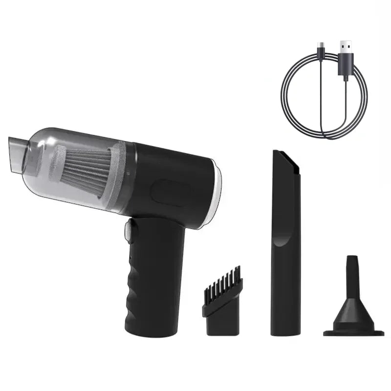 9000Pa Wireless Car & Home Vacuum Cleaner USB Charging 1200mAh Portable