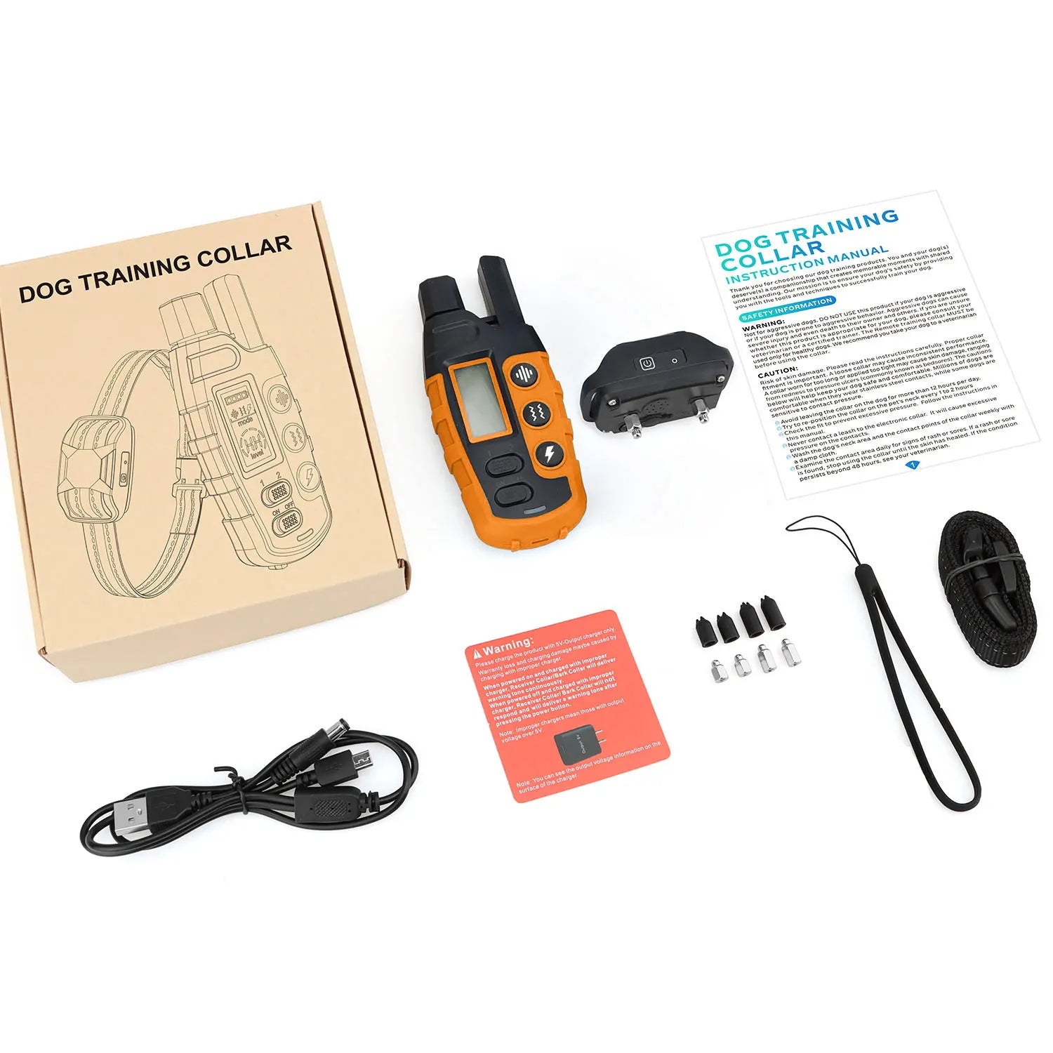 3300Ft Electric Remote Control Dog Training Collar Waterproof Pet Behavior For 5-120lbs Puppy With Shock Vibration