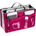 Women's Foldable Nylon Cosmetic Organizer Travel Large Capacity Handbag