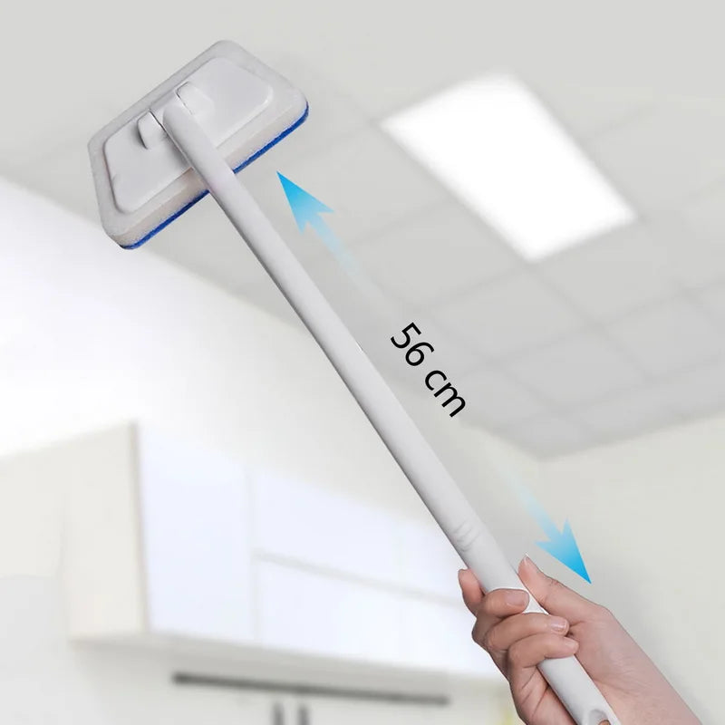 Bathroom Sponge Cleaning Brush Multi-Functional Tool With Long Removable Handle