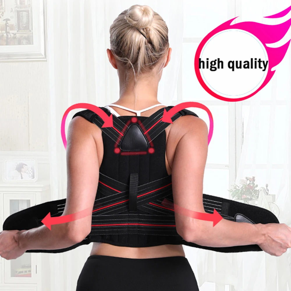 Adjustable Posture Corrector For Back & Shoulder Support Brace