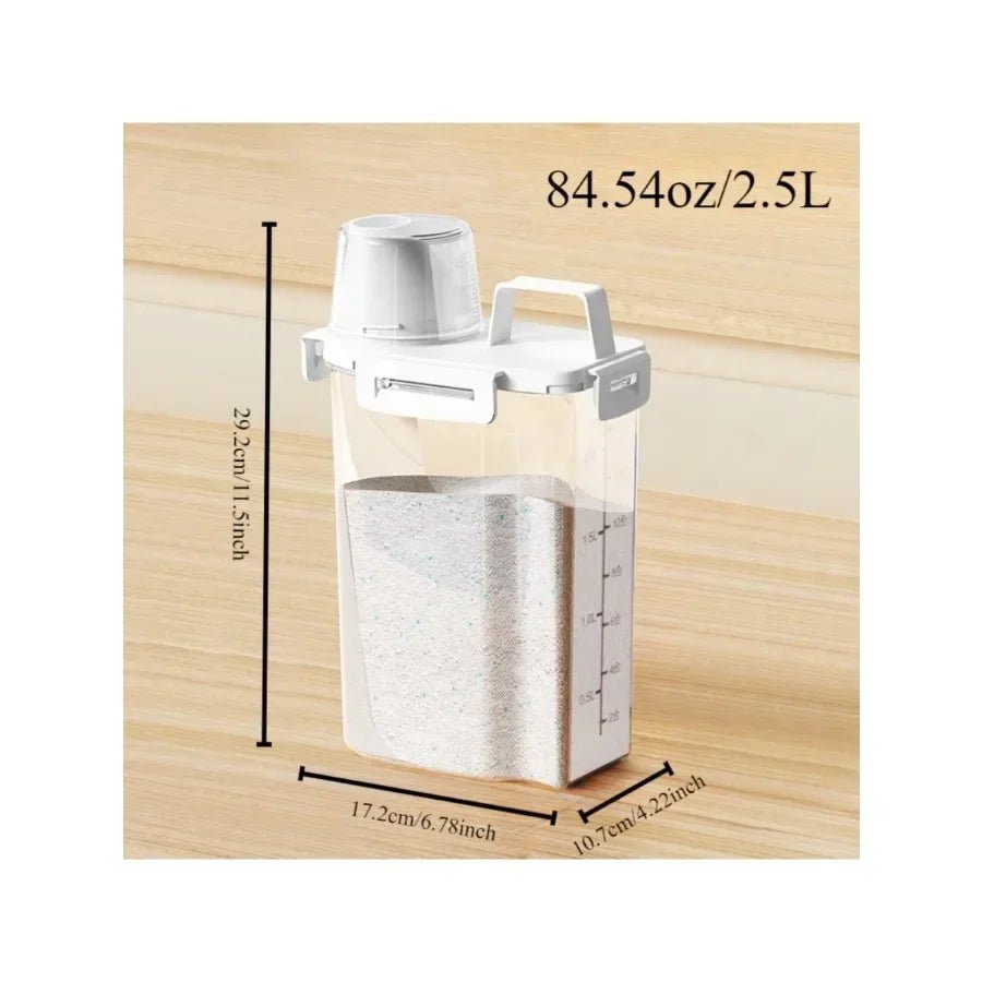 2.5L Covered Moisture-proof Sealed Storage Container - Used for Grain, Nut, Flour, Rice Food Storage Boxes - Lovies Kitchenwares