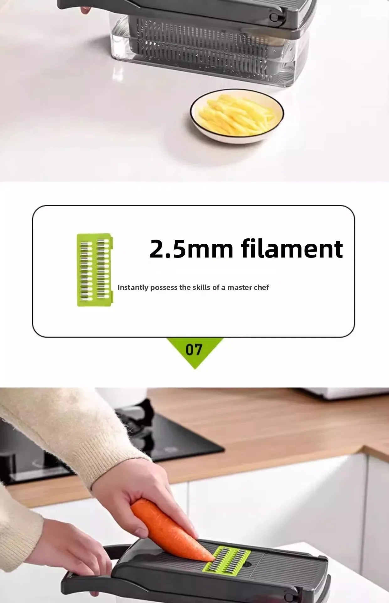 2026 Hot Selling Item 16 in 1 Handheld Slicers Dicers Graters, Multifunctional Vegetable Chopper - Lovies Kitchenwares
