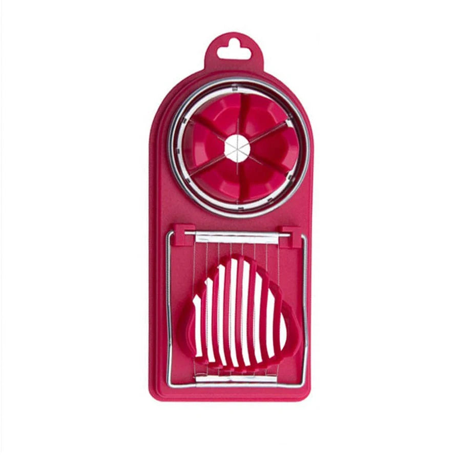 Multifunctional PP Base 2-in-1 Stainless Steel Wire Egg Cutter