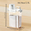 2.5L Covered Moisture-proof Sealed Storage Container - Used for Grain, Nut, Flour, Rice Food Storage Boxes - Lovies Kitchenwares