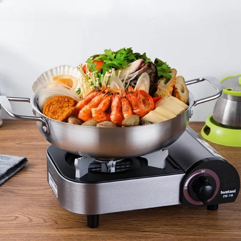 Stainless Steel Cookware and Saucepan Dry Pots with Handle - Lovies Kitchenwares