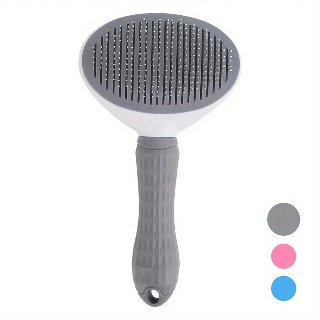 Self-cleaning Pet Hair Removal Comb For Cats And Dogs With Grooming Tool Accessories