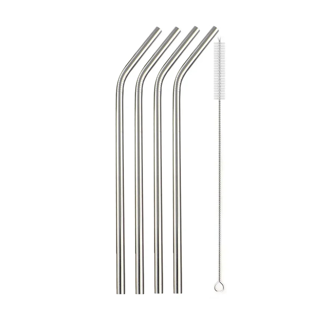 5/10Pcs Reusable Stainless Steel Drinking Straws