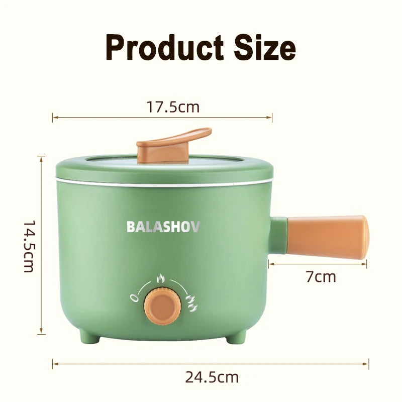 Electric Double Layer Hot Pot Cooker. Soup Heater Multifunctional Cooker