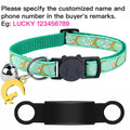 Customized Cute Glow Bell & Moon Ornament Cat Collar With Free Engraved Anti-lost Pet ID