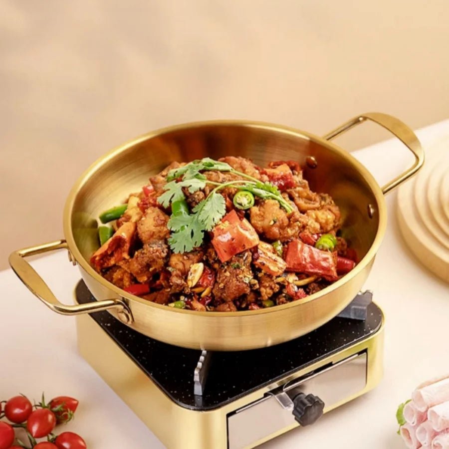 Stainless Steel Cookware and Saucepan Dry Pots with Handle - Lovies Kitchenwares