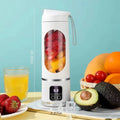 12 Blade Portable Fruit Juicer 450ml Capacity 3 Gears USB Rechargeable Blender Ice Crusher