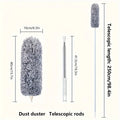 Multifunctional Retractable Duster With Bendable Head - Reusable And Washable For High Ceilings Furniture And Car