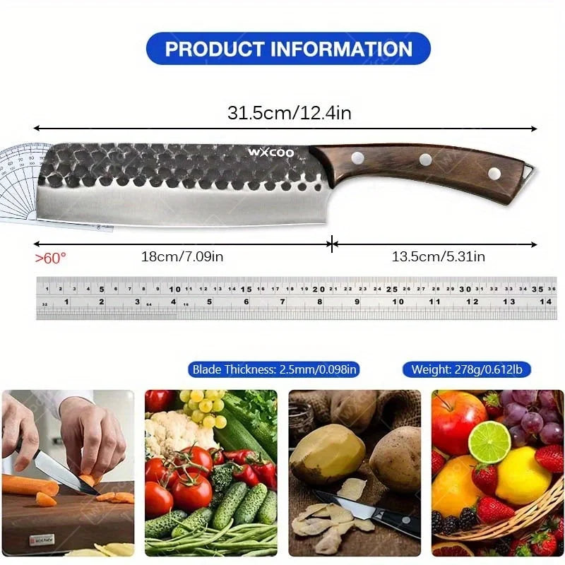 8PCS Stainless Steel Forged Professional Kitchen Chef Knife Set