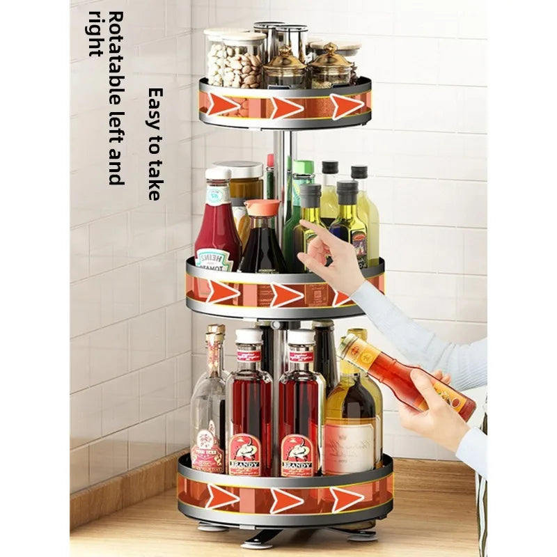 Kitchen Countertop Multi-Functional Condiment storage rack