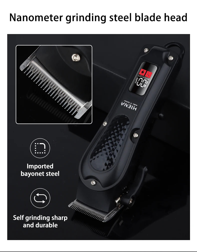 Electric Hair Clipper USB Rechargeable Cordless Beard Trimmer For Men With Electric Hair Clipper Trimming Tool