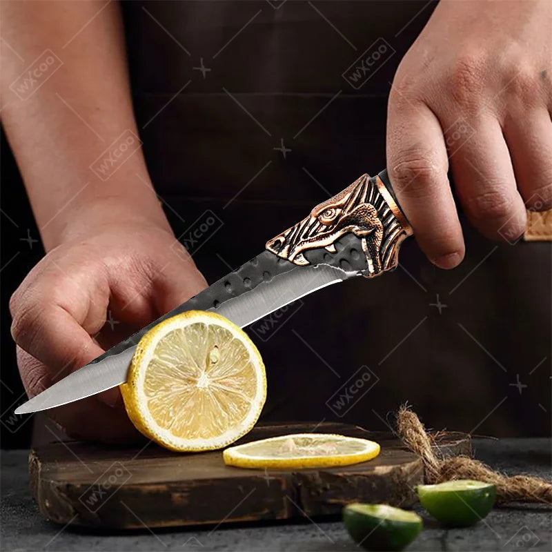8PCS Stainless Steel Forged Professional Kitchen Chef Knife Set