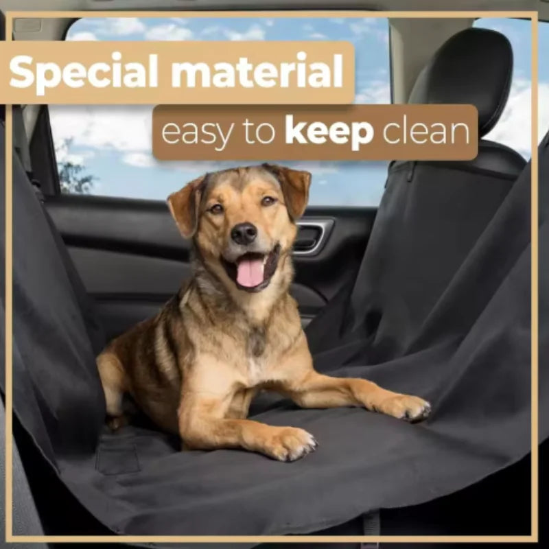 Travel Pet Car Seat Cover Foldable Hammock, Pet Harness & Bag Basket