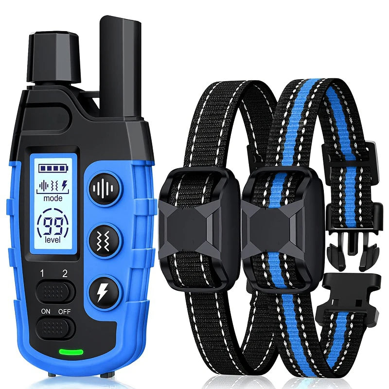 3300Ft Electric Remote Control Dog Training Collar Waterproof Pet Behavior For 5-120lbs Puppy With Shock Vibration