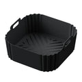 22.5cm Silicone Air Fryer Liners Reusable Non-Stick Basket 5-8QT Air Fryer Accessories