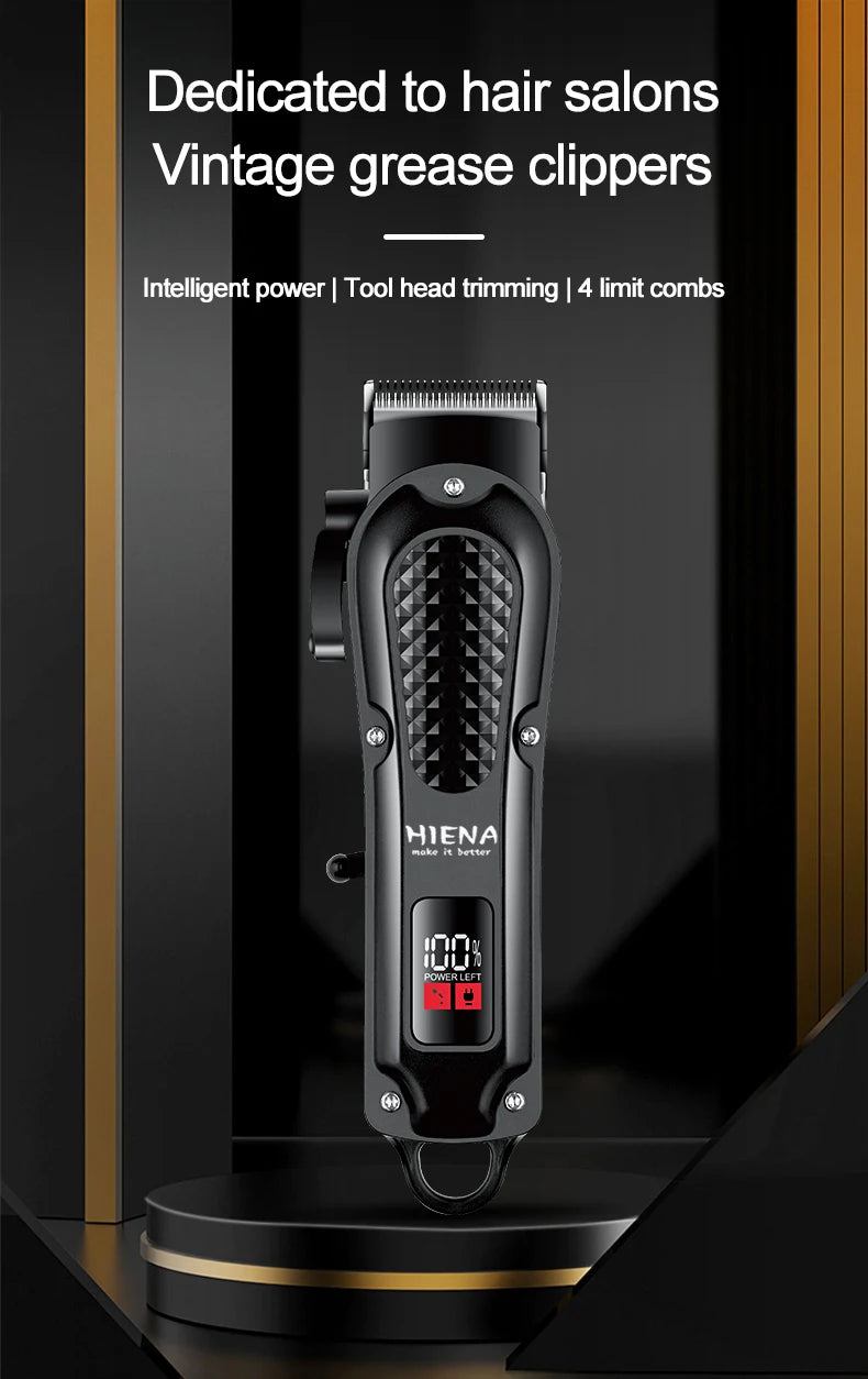 Electric Hair Clipper USB Rechargeable Cordless Beard Trimmer For Men With Electric Hair Clipper Trimming Tool