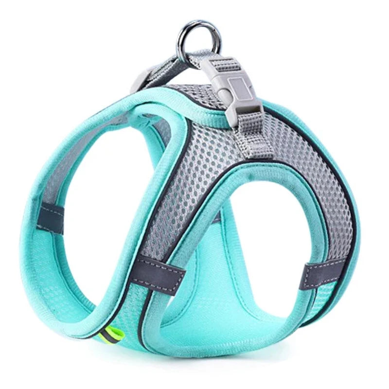Adjustable Breathable Reflective Pet Harness Vest Chest Rope Set