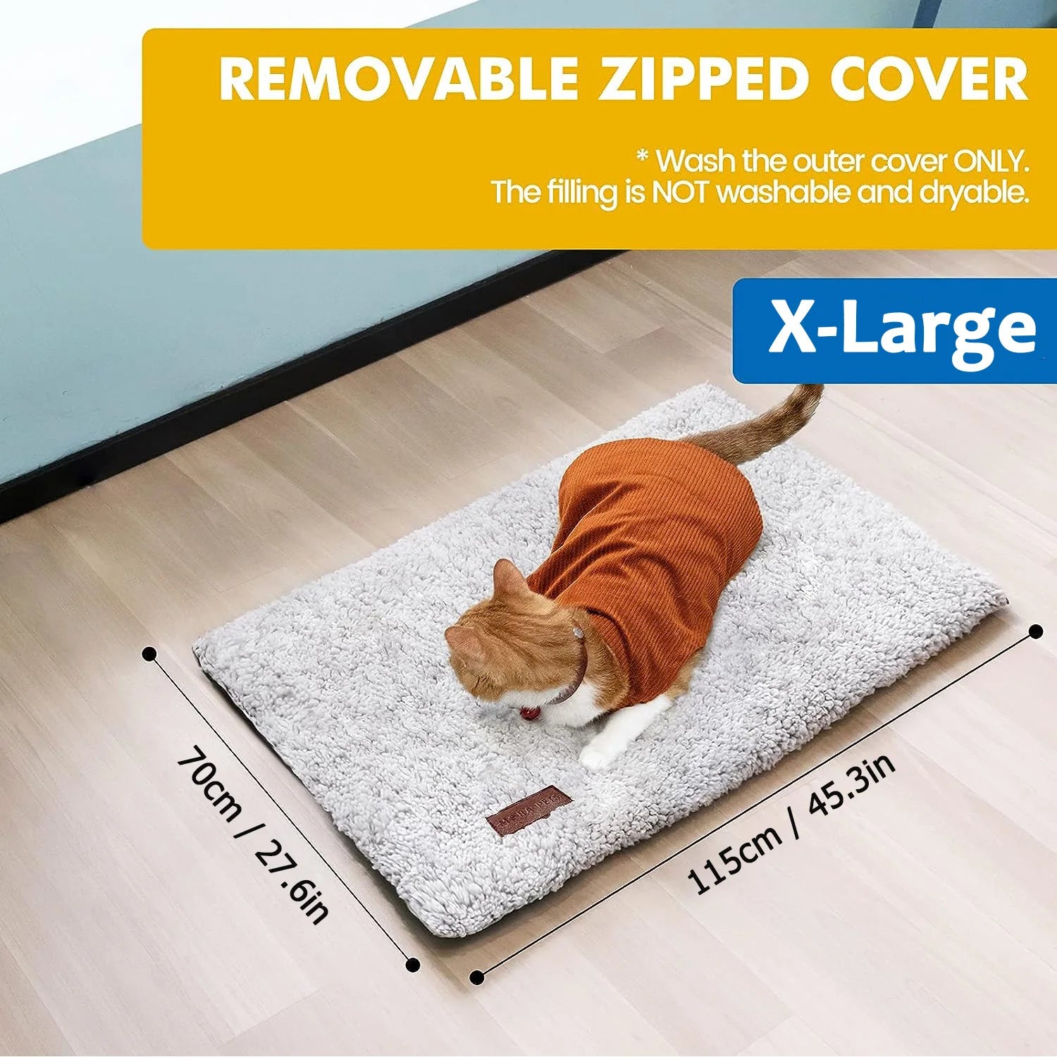 Self-Heating Mattress For Medium Cats & Dogs For Sleeping or Chilling